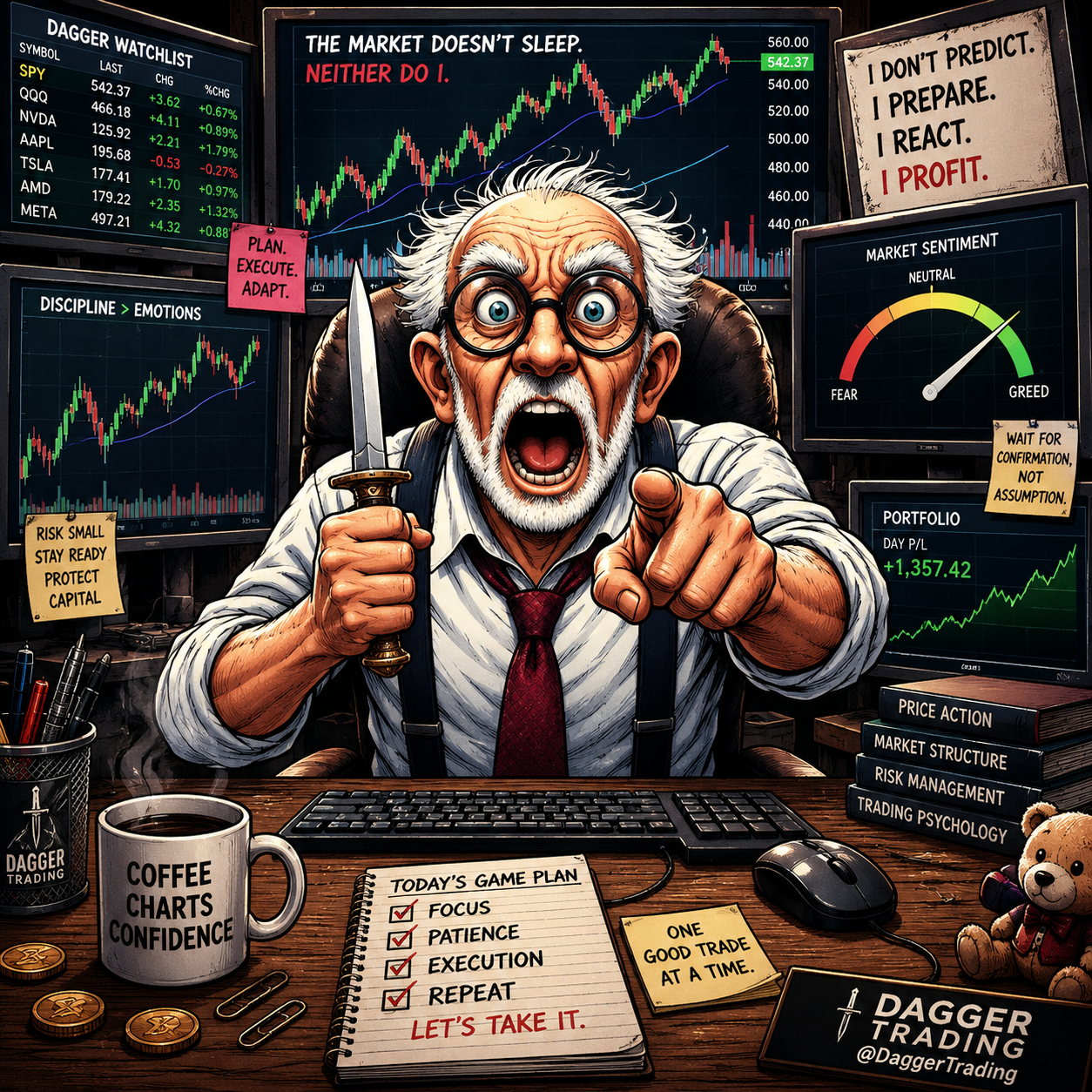 Dagger Trading mascot